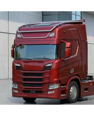Rollbar lungo XXL Scania S / R New Generation lucido senza fanalini vista montato