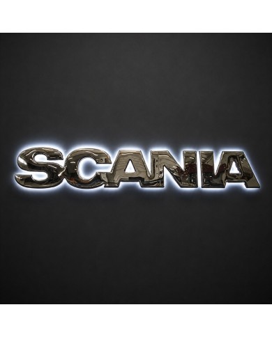 Scritta Scania Retroilluminata Scania S / R New Generation