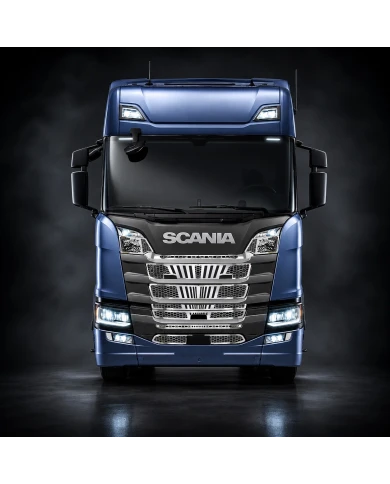 Mascherina inox Scania R New Generation - Standard montata sul camion